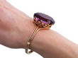 Antique Amethyst Bangle Wearing Arm