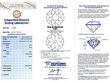Yellow Gold Thick Gold Band Engagement Ring Certificate