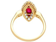 Ruby Ring with Diamonds