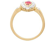 Marquise Ruby Ring with Diamonds
