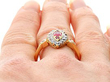 Marquise Shape Ring Being Worn