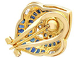 Vintage Sapphire and Diamond Earrings in Gold