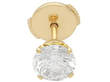 vintage 18k Gold Stud Earring