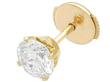 18k Gold Stud Earring
