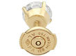 18k Gold Stud Earring back