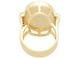 Back of Vintage Opal Ring in Yellow Gold for Sale