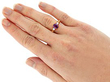 Antique Purple Sapphire Ring with Diamonds