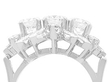 Diamond Cluster Ring