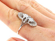 Edwardian Diamond Cluster Ring