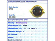 Independent Gemstone Grading Card for Victorian Brooch