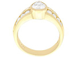 Pear Cut Diamond Ring Yellow Gold