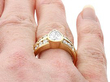 Pear Cut Diamond Ring Yellow Gold