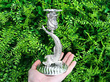 Vintage Silver Fish Candlesticks