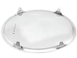 Oval Silver Serving Salver Underside