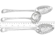Antique Silver Spoons and Ladle Set UK