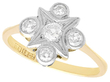 Edwardian Diamond Ring Yellow Gold
