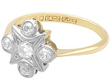 Edwardian Diamond Ring Yellow Gold