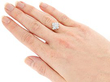 Edwardian Diamond Ring Yellow Gold  Wearing Image