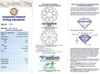 Flower Diamond Earrings Certificate