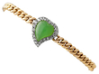 Chrysoprase Witch's Heart Bracelet