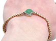 Chrysoprase Heart Bracelet Wearing