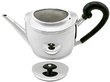 Silver Tea Set with Wooden Handles