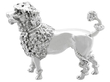 Sterling Silver Poodle Pepperette