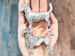 Sterling Silver Poodle Pepperette
