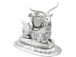Silver Centrepiece Sugar Box
