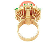 Coral Ring in Gold Vintage