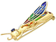 Vintage Bug Brooch with Gemstones 1950s