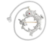 Antique Diamond Dolphin Brooch