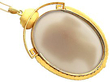 Victorian Cameo Pendant in Gold reverse
