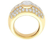 Chunky Yellow Gold Multi Diamond Ring UK