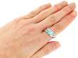 Marquise Cut Aquamarine Ring