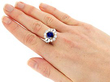 Vintage Madagascar Blue Sapphire Ring UK