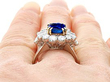 Vintage Madagascar Blue Sapphire Ring UK