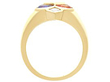 Brown and Purple Sapphire Ring