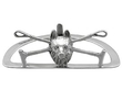 Fox Head Menu Holders in Sterling Silver