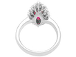 Vintage Marquise Cut Ruby Engagement Ring