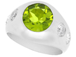 Vintage Peridot Ring Platinum