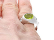 Vintage Peridot Ring Wearing Image