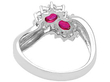 Ruby and Diamond Platinum Ring