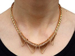 Vintage Yellow Gold Collarette wearing