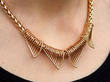 wearing Vintage Yellow Gold Collarette