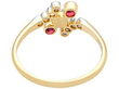 Edwardian Pearl Ring with Rubies