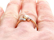 Edwardian Pearl Ring with Rubies