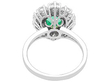 Vintage Cabochon Emerald and Diamond Ring