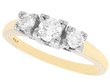 0.64 Carat Three Stone Diamond Ring