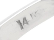 1950s Sapphire and Diamond Ring Hallmarks